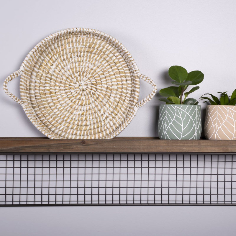 PLATEAUX RONDS EN PAILLE S/3