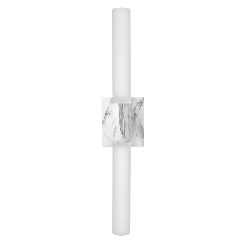 Huntington Dimmable LED Vanity Light, White, White