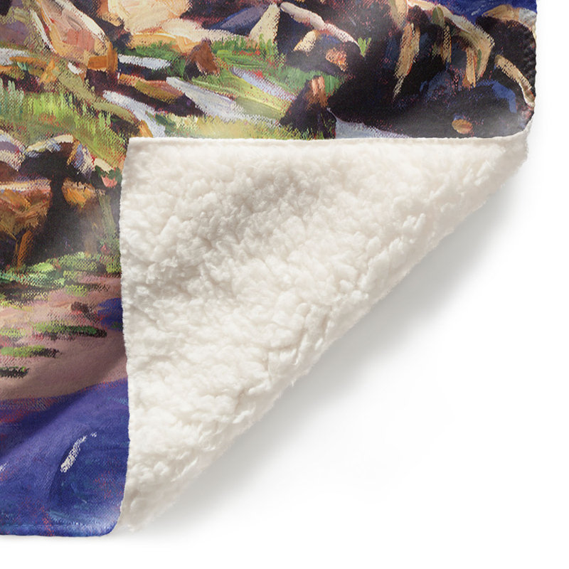  Couverture douce en sherpa, 68 po x 80 po