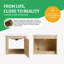 Ensemble de meuble-lavabo simple 24 po avec lavabo en céramique-41261553-61124166