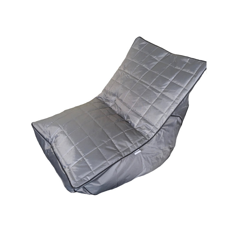 Outdoor Friendly Bean Bag Chair & Lounger, Grey