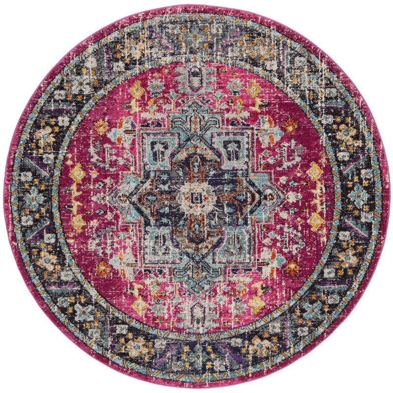 Tapis oriental Monaco Performance, Rond 6 pi 7 po