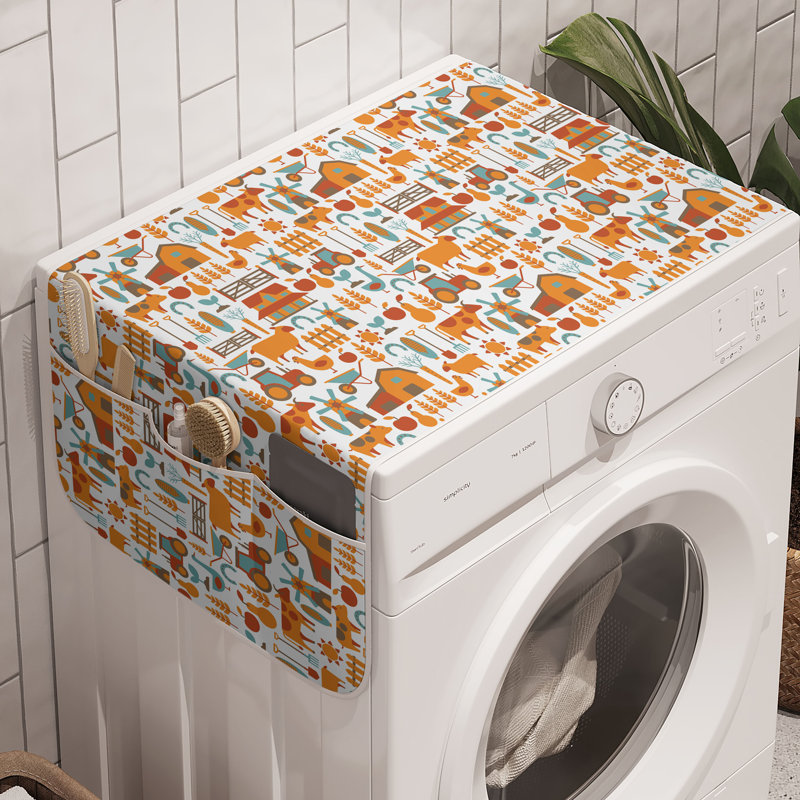 Machine à laver East Urban Home Country, paquet de 2, 47 po x 18,5 po