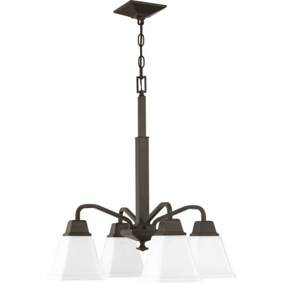 Lustre classique / traditionnel à 4 lumières avec abat-jour Jadyn