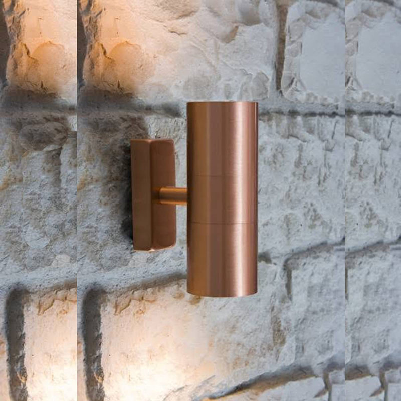 Mull 2 - Bulb Outdoor Sconce, Copper