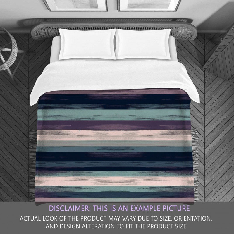 Horizontal Stripe Comforter, Twin Extra Long