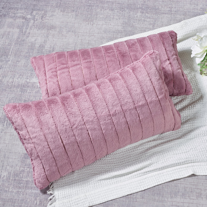 Super Mink Polyester Zip Pillow Cover, Polignac