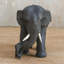 Novica Elephant Mother Teakwood Sculpture