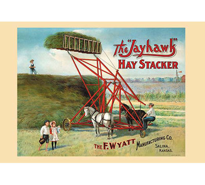 " The Jayhawk Hay Stacker "