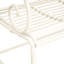 Banc de jardin Sunnydaze - blanc-559439991