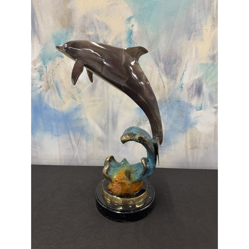 Sculpture en bronze océanique Ocean Grace