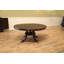 Round Mahogany Wood Dining Table