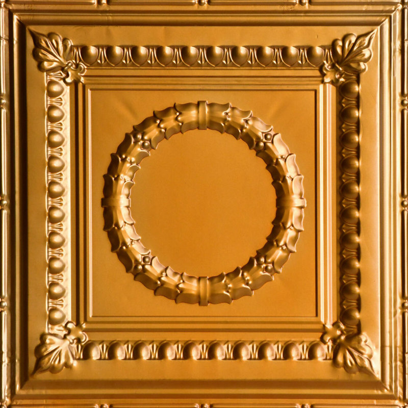 Carreau de plafond en étain 2 pi x 2 pi Victory, Lincoln Lincoln