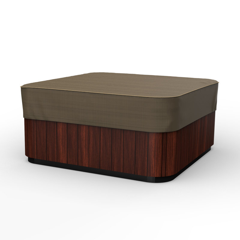 Housse de spa carrée robuste Hillside, H 14 po x l 94 po x P 94 po