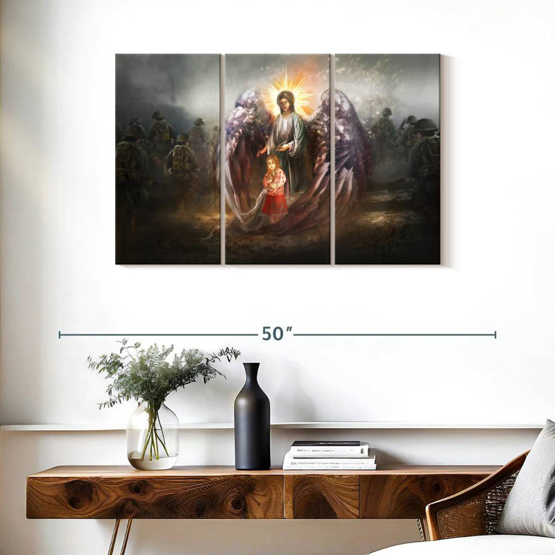 Leisha The Angel, 24" H x 38" W