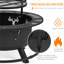 Round Wood Burning Fire Pit