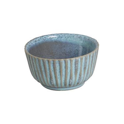 Breeze Linhas Ramekin 5.75 Oz Ceramic Stoneware - Microwave, Oven, and Dishwasher Safe, by Porto Brasil