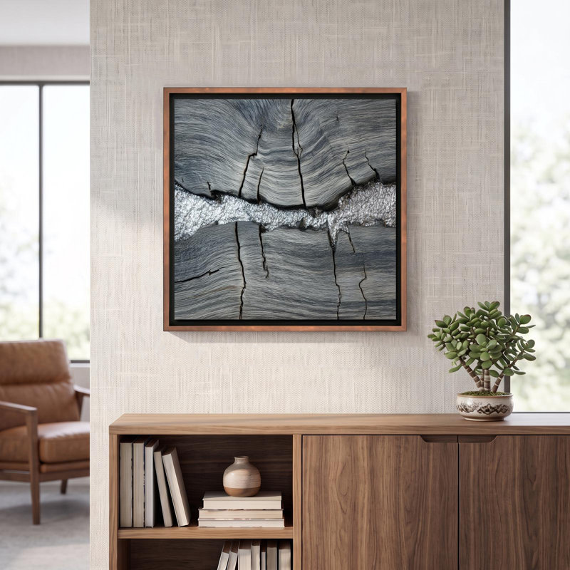 Silver Divide, 20" H x 20" W