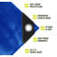 Bâche en polyéthylène robuste de 8 mil, imperméable, résistante aux rayons UV-100542082-67632974