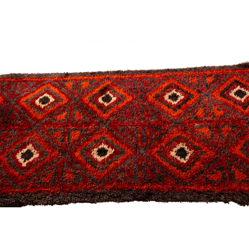 One-of-a-Kind 3'2" X 9'8" Hand Knotted Area Rug