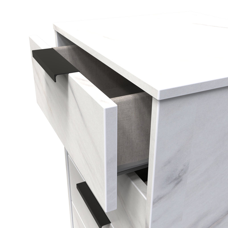 Turah 45cm W Manufactured Wood Bedside Table