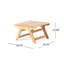 Outdoor Side Table With Open Slat Design-924054753