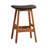 Upholstered Counter Stool with Solid Wood Frame-12512886