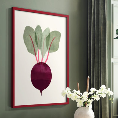 Reproduction encadrée Organic Veg IX - bois massif