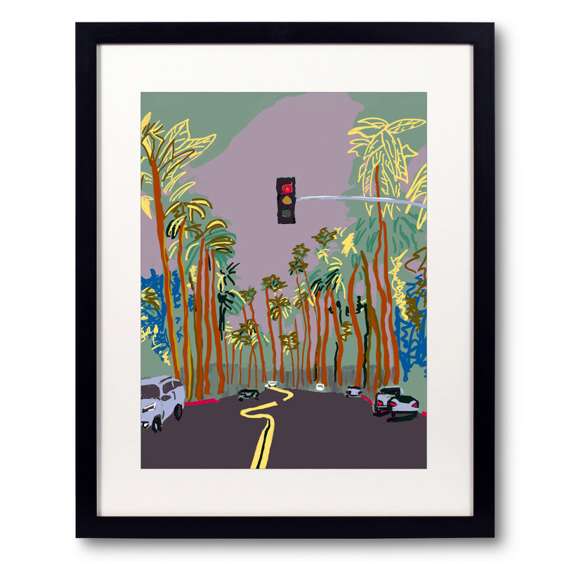 North Beverly Drive Print by Deborah Blum, 32" H x 24" W