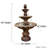 Rialto Tiered Cast Stone Fountain – Outdoor Floor Water Fountain-1543707112