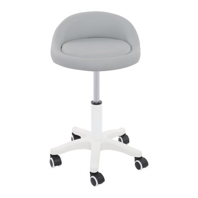 Adjustable Rolling Office Stool