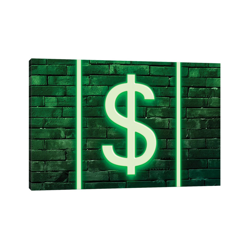 Dollars by Philippe Hugonnard - Wrapped Canvas Gallery-Wrapped Canvas Giclée, 20.32 cm H x 30.48 cm W