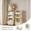 Plastic Laundry Cart with Wheels