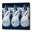 «Indigo Pineapple» par Linda Woods, art mural sur toile-28020585