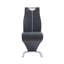 Chaise d'appoint rembourrée Ajeesh en gris