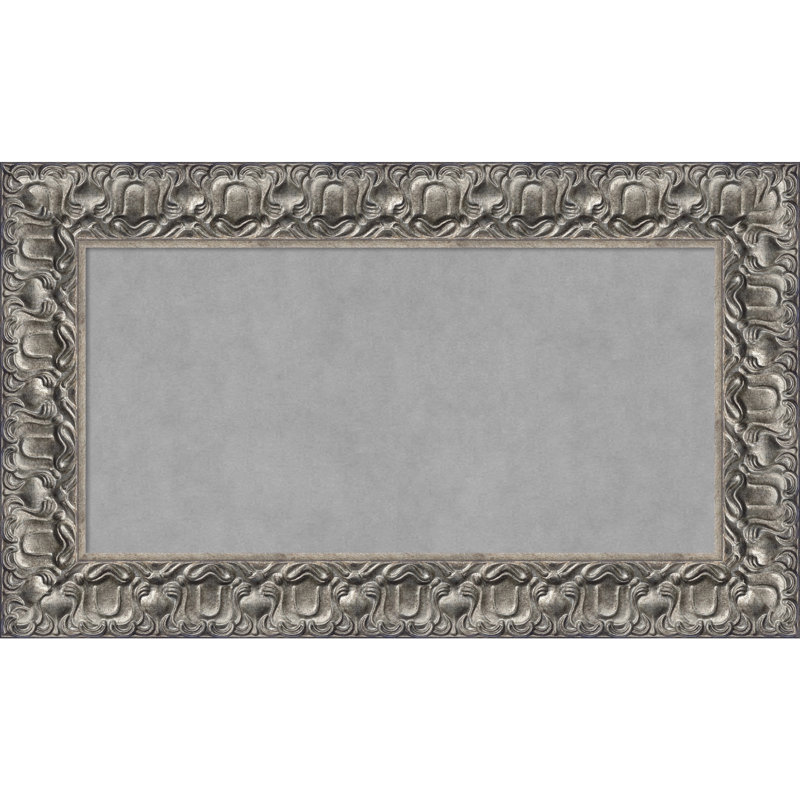 Tableau magnétique encadré argenté Luxor, 18" H x 30" W