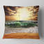 Coussin imprimé Rage Green Waves At Sunset - Sea & Shore-30721113-30721109