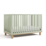 Sicily Deluxe 3-In-1 Convertible Crib With Bonus Toddler Guardrail