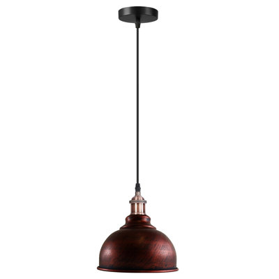 Barone 1 - Light Rustic Red Pendant
