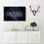 Neon Flamingos In Abstract - Wrapped Canvas-55310425