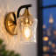 Applique murale en verre Balendran-314443615