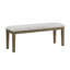 Ensemble de table de salle à manger avec banc et chaises d'appoint