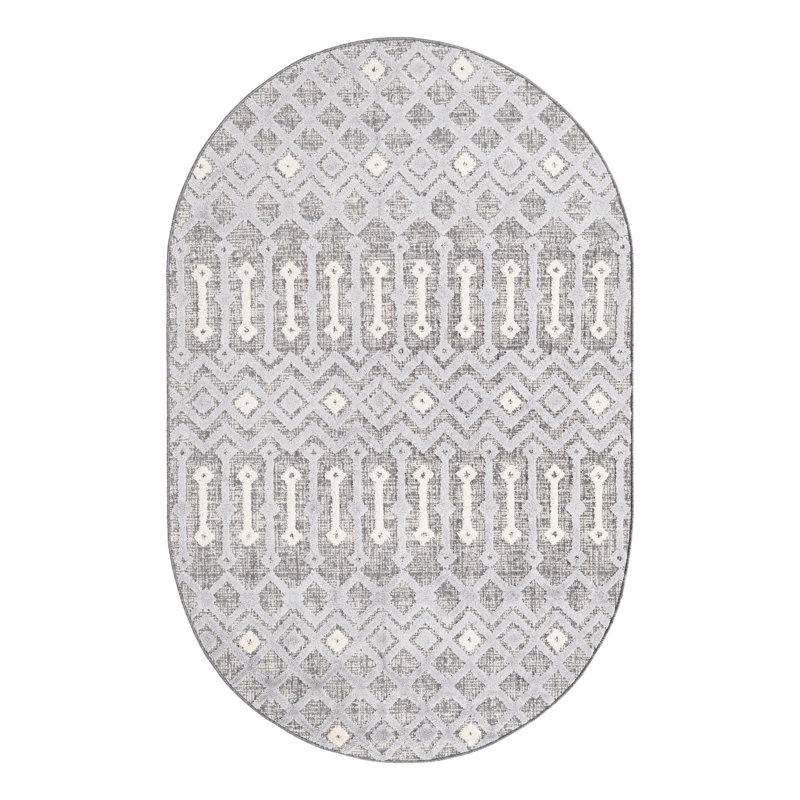 Groton Indoor Rug, Oval 5'3" x 8'