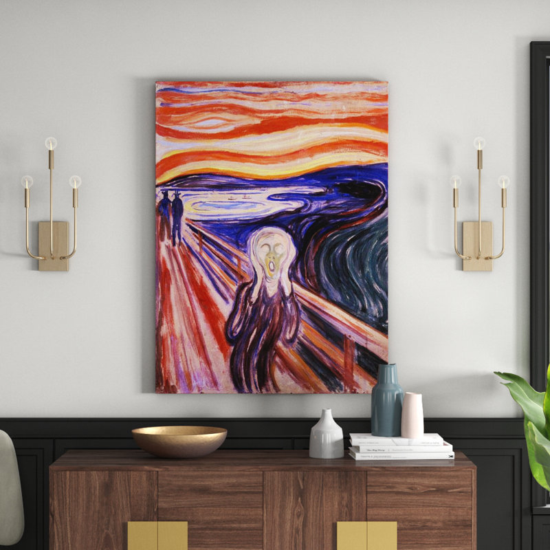 Edvard Munch - Wrapped Canvas Painting, 120cm H x 90cm W x 1.8cm D