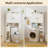 Layleigh Freestanding Over The Toilet Storage-962680321