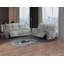 3-piece Set: Reclining Sofa, Console Loveseat, & Glider Recliner, Grey-130504757