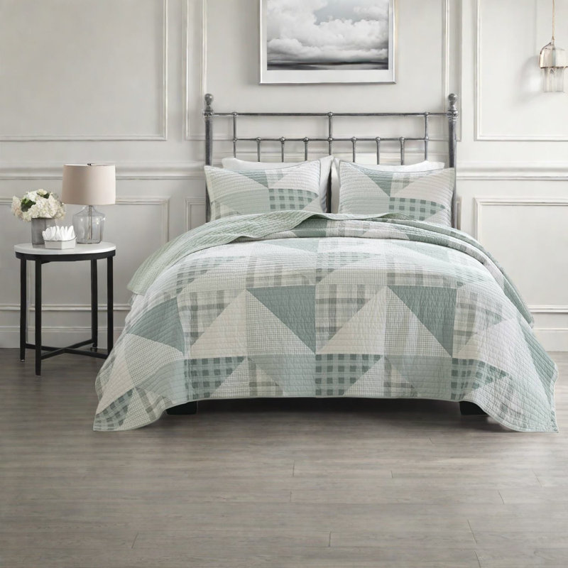 Luxurious Cotton Bedding Sets With Reversible Style, Full/queen