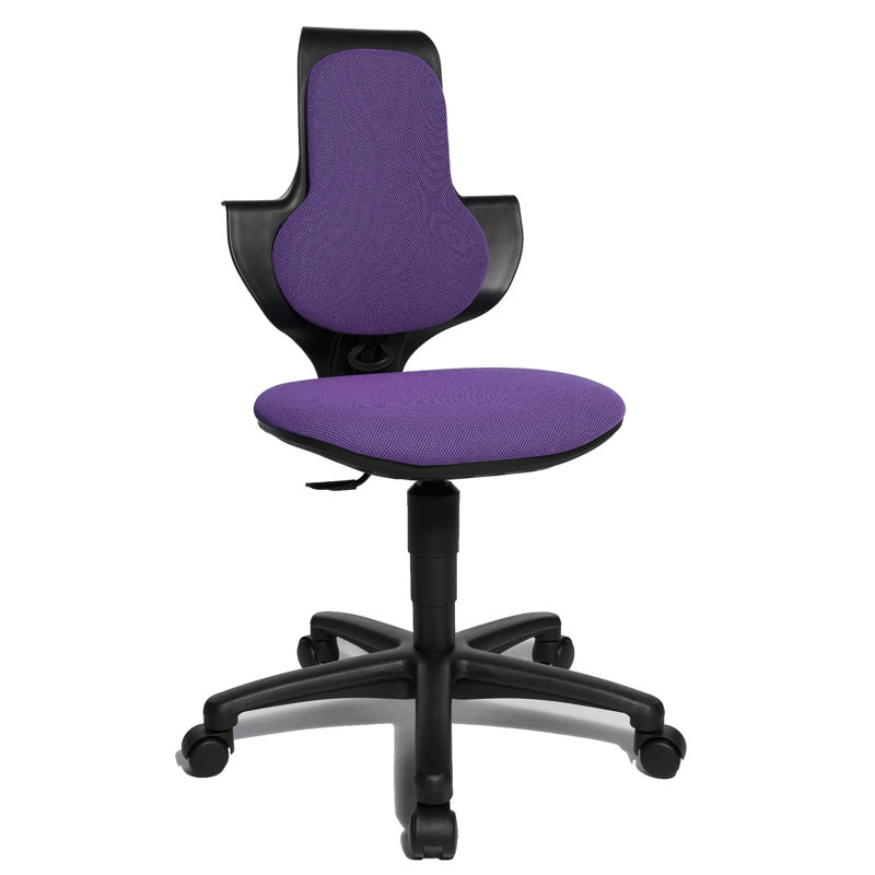 Office Chair, Violet/Black