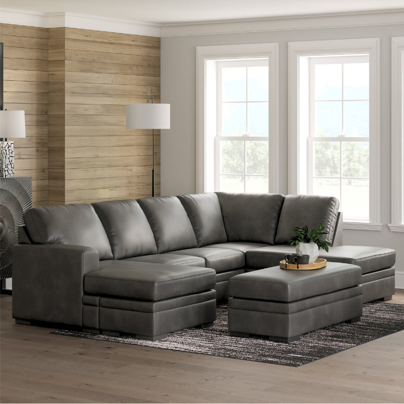 Canapé modulaire 2 pièces avec méridienne Dara Park, Orienté à droite