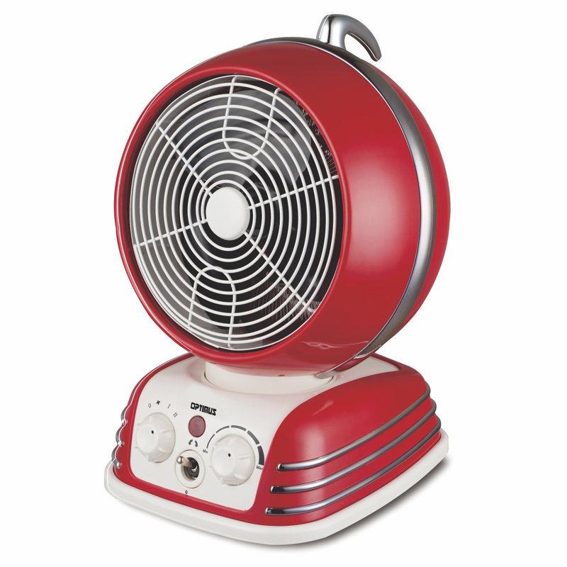 Chauffe-ventilateur oscillant de conception rétro